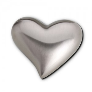 Keepsake Heart (Brushed Silver)